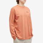 Patagonia Men's Long Sleeve P-6 Logo Responsibili-T-Shirt in Redtail Rust