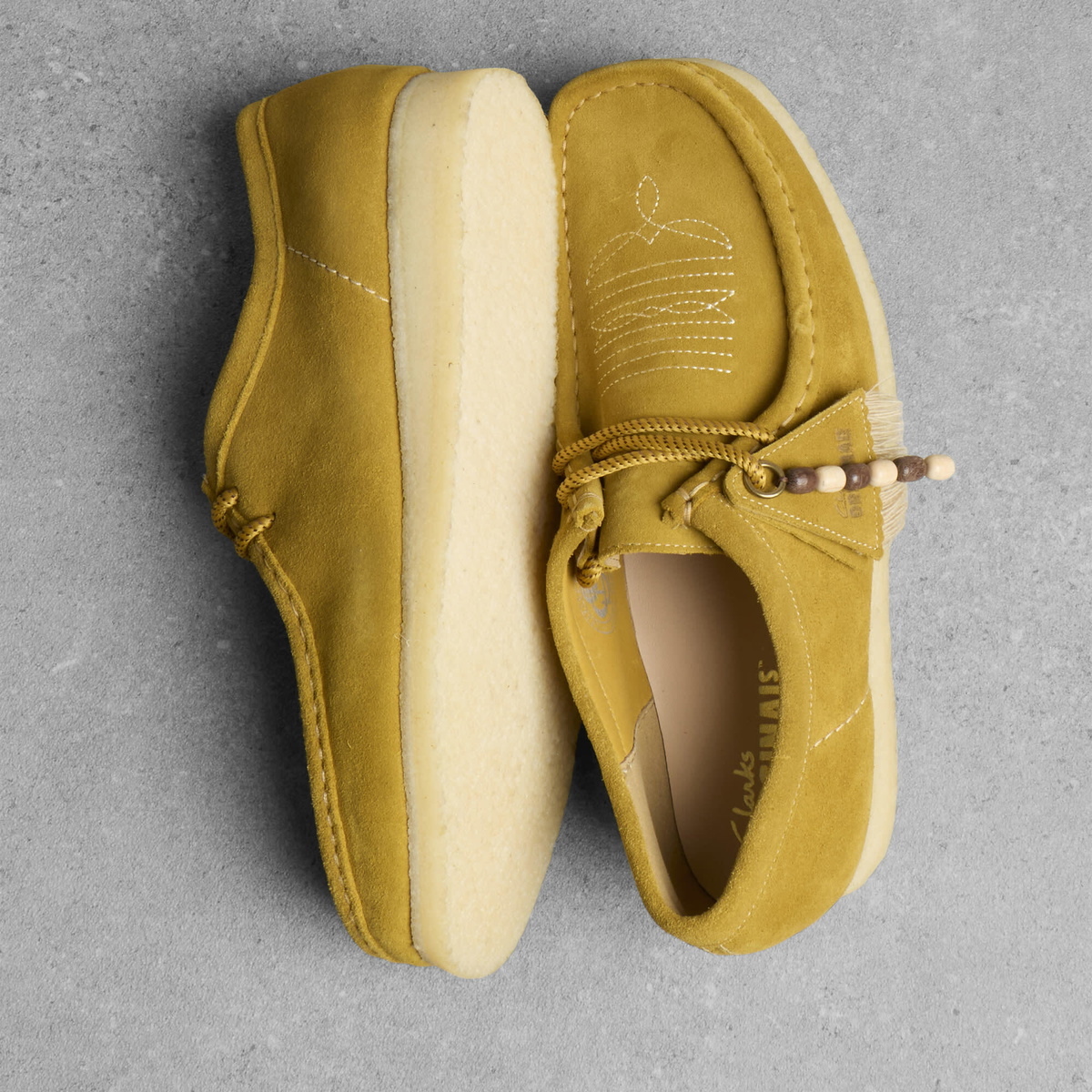 Clarks Originals Men's Wallabee in Oakmoss Combi