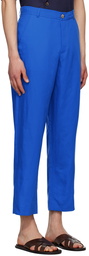 King & Tuckfield Blue Loose Trousers