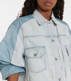 Sacai Paneled denim jacket