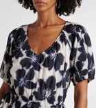 Velvet Hazel floral cotton voile minidress