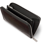 Berluti - Scritto Leather Zip-Around Wallet - Brown