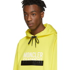 Moncler Genius 7 Moncler Hiroshi Fujiwara Yellow Logo Hoodie