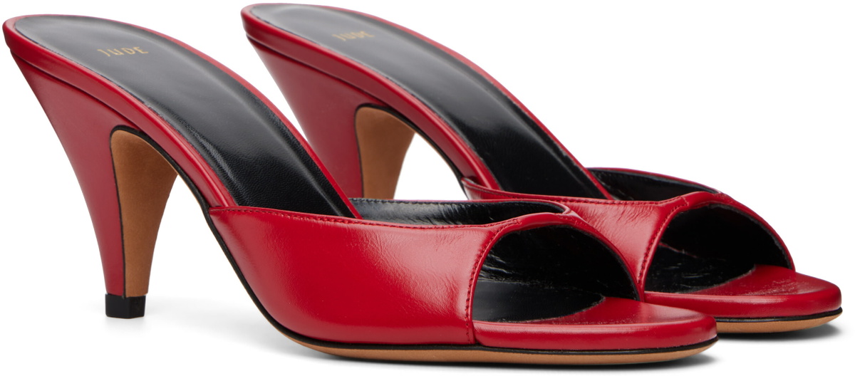 JUDE Red Haze Heeled Sandals