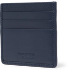 Ermenegildo Zegna - Pelle Tessuta Leather Cardholder - Men - Blue