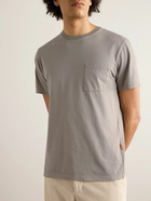 Barena - Giro Garment-Dyed Supima Cotton-Jersey T-Shirt - Gray