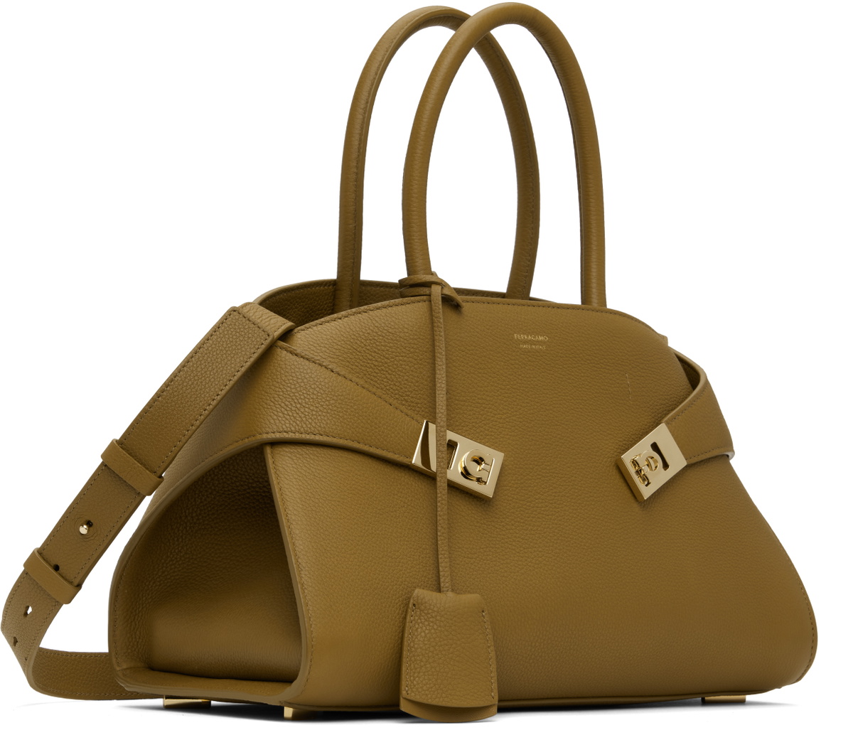 Ferragamo Brown Hug M Bag