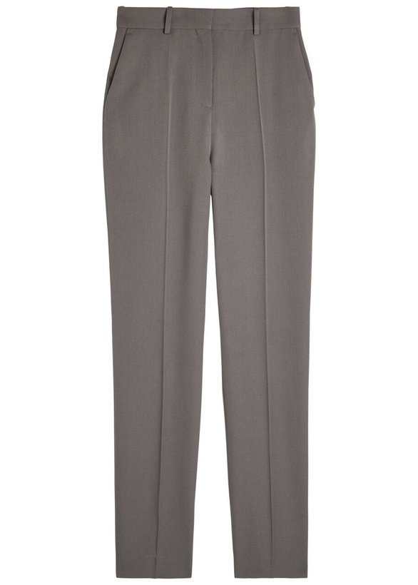 Photo: Calvin Klein Lucia Slim-leg Wool Trousers Grey
