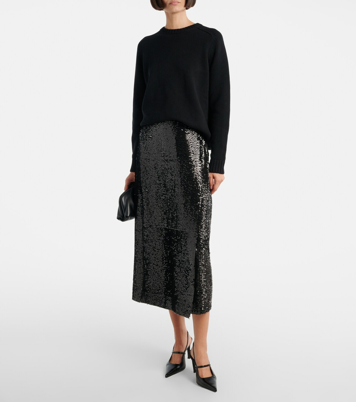 Emilia Wickstead Sequined pencil skirt