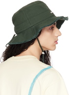 Jacquemus Green 'Le Bob Gadjo' Bucket Hat