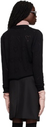 Ernest W. Baker SSENSE Exclusive Black Hearts Cardigan