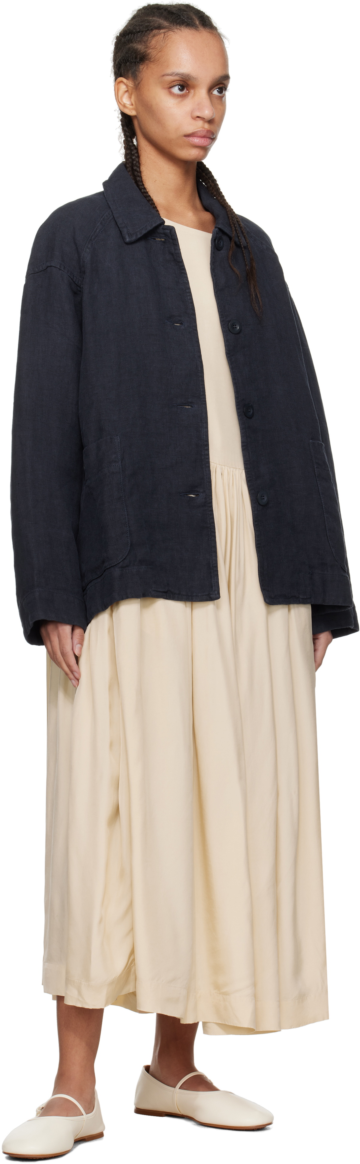 CASEY CASEY Navy Drays Travail Jacket