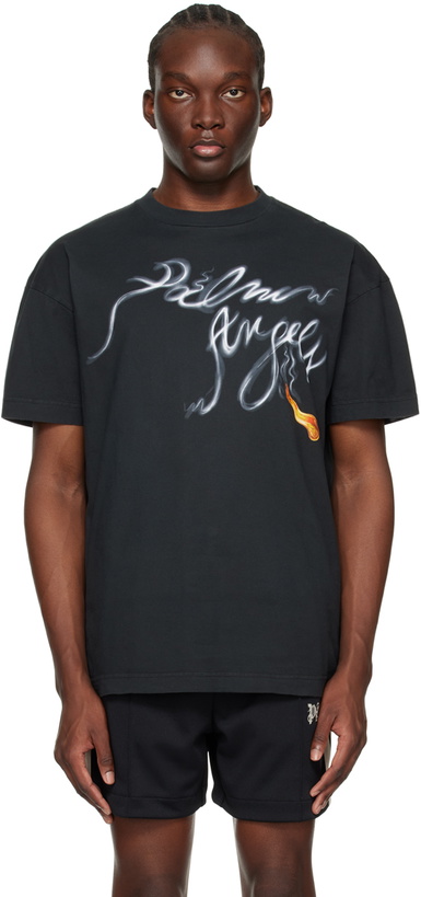 Photo: Palm Angels Black Foggy T-Shirt