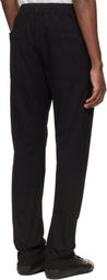 Rick Owens DRKSHDW Black Temple Berlin Drawstring Sweatpants