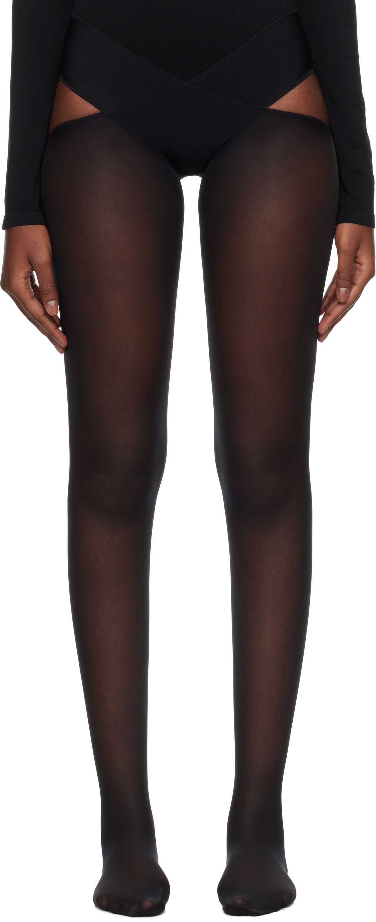 Collants WOLFORD HARMONY Noir - Taille M - Neuf Avec étiquettes - Fabriqué En Autriche