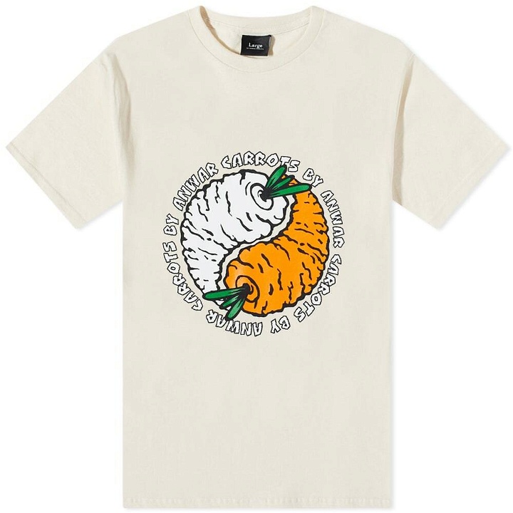 Photo: Carrots by Anwar Carrots Men's Carrot Yang T-Shirt in Cream