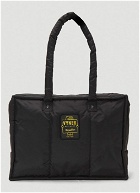 Logo-Patch Tote Bag in Black