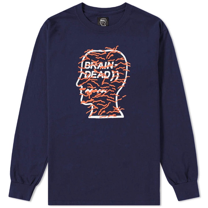 Photo: Brain Dead Long Sleeve Infected Logo Tee