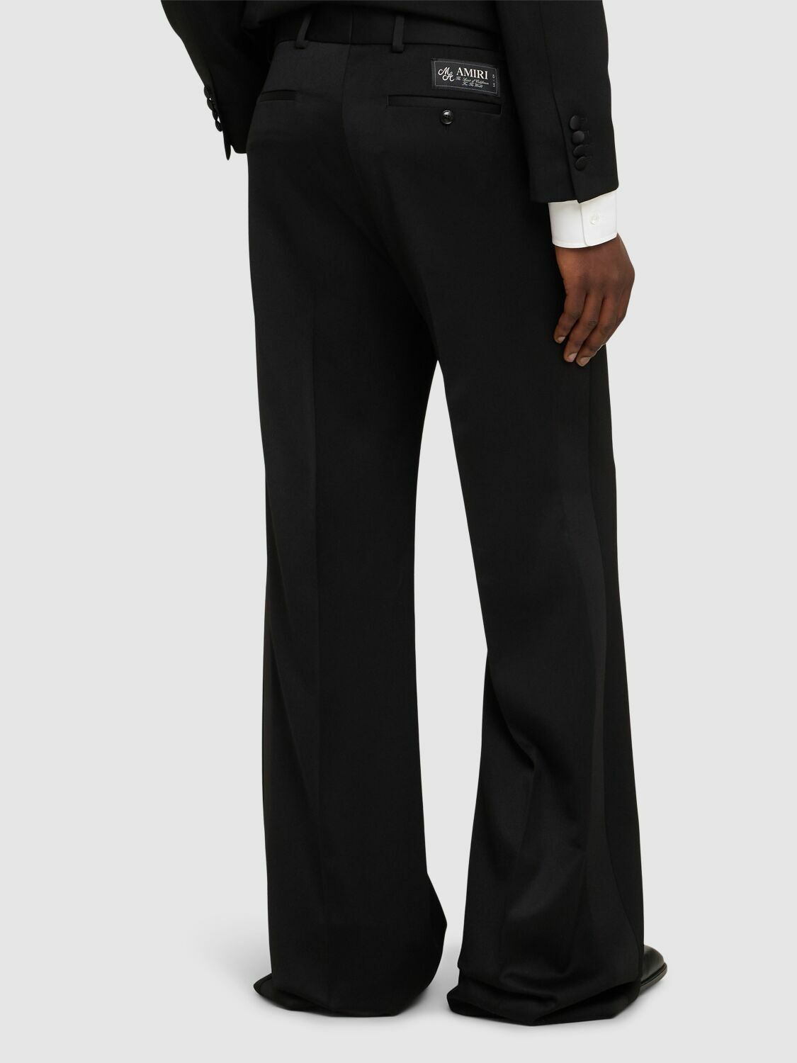 パンツ・ボトムスその他 AMIRI:: PANTS WITH CREASE:46[RESALE] AMIRI Creased Flared Wool Pants Amiri