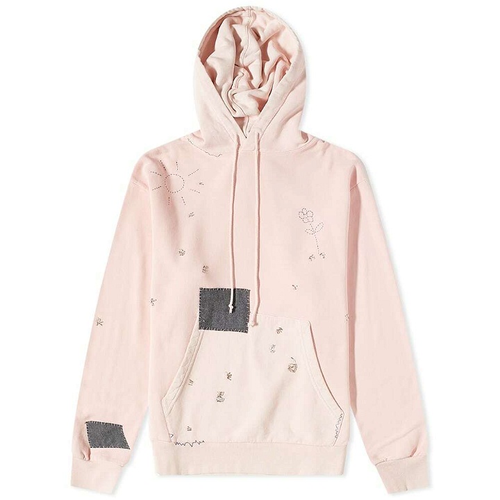 Photo: Marni Men's Hand Embroided Hoody in Light Pink