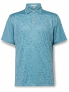 Peter Millar - Hole in One Printed Stretch-Jersey Polo Shirt - Blue