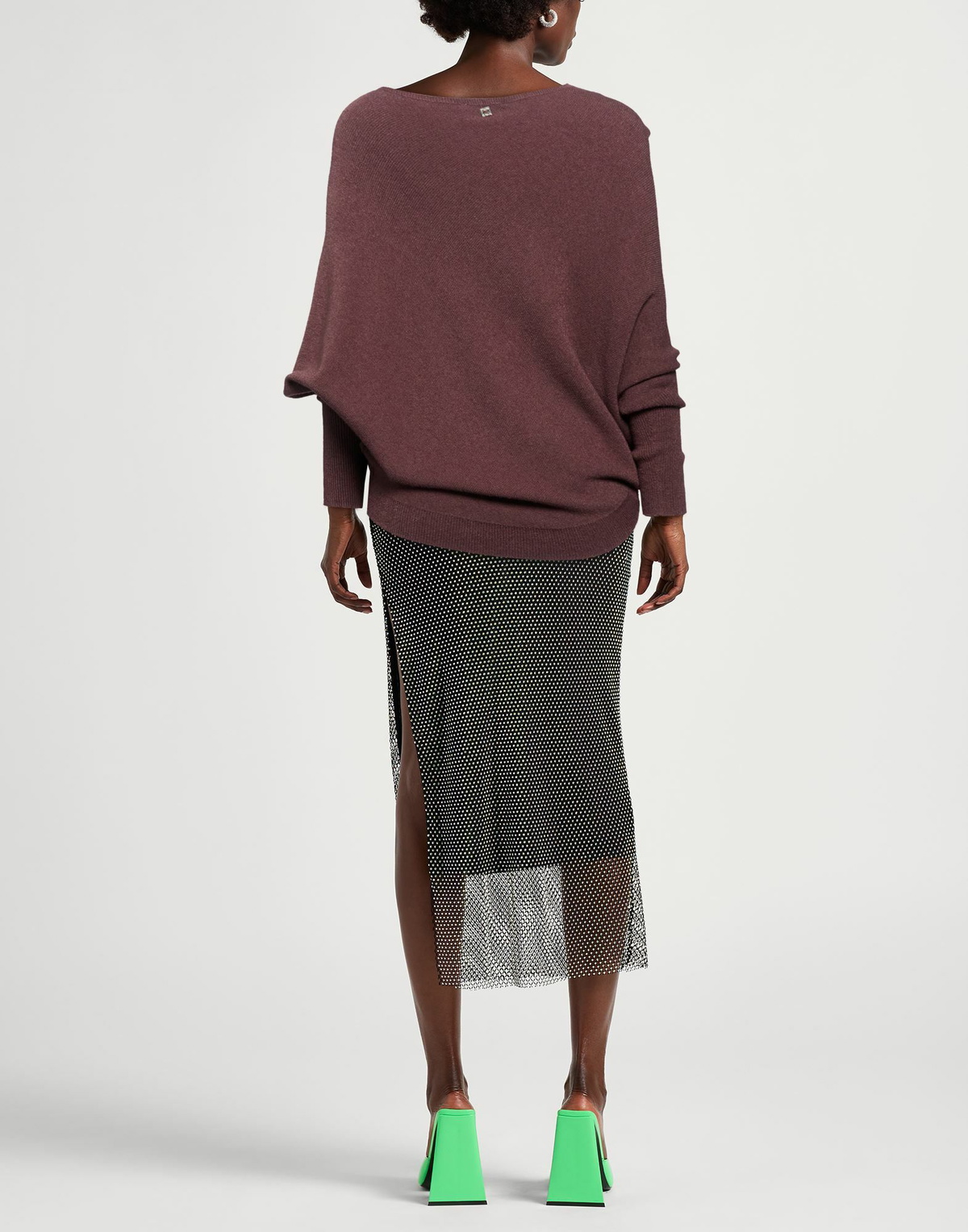 Manila Grace Womens Sweater in Brown