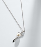 Mateo Sterling silver pendant necklace with pearl