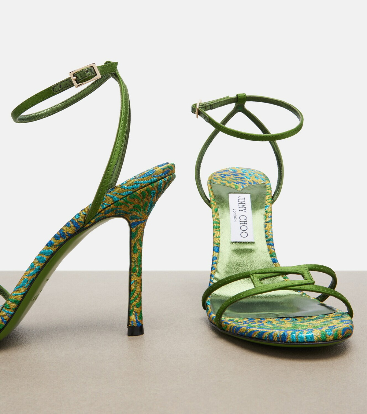 Jimmy Choo 1998 Leo satin sandals
