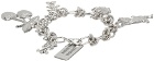 Chopova Lowena Silver Charm Barb Bracelet