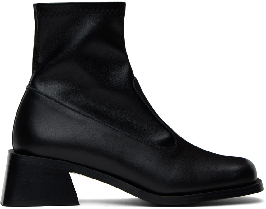 【関税込み】Justine Clenquet ブラック Eddie ブーツ Justine Clenquet Black Lucy Stretch Ankle Boots Justine Clenquet