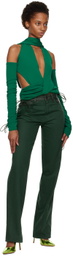 Maximilian Davis Green Spain Jeans