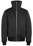 Rick Owens Dracuflight Nylon and Cotton-blend Bomber Jacket Black