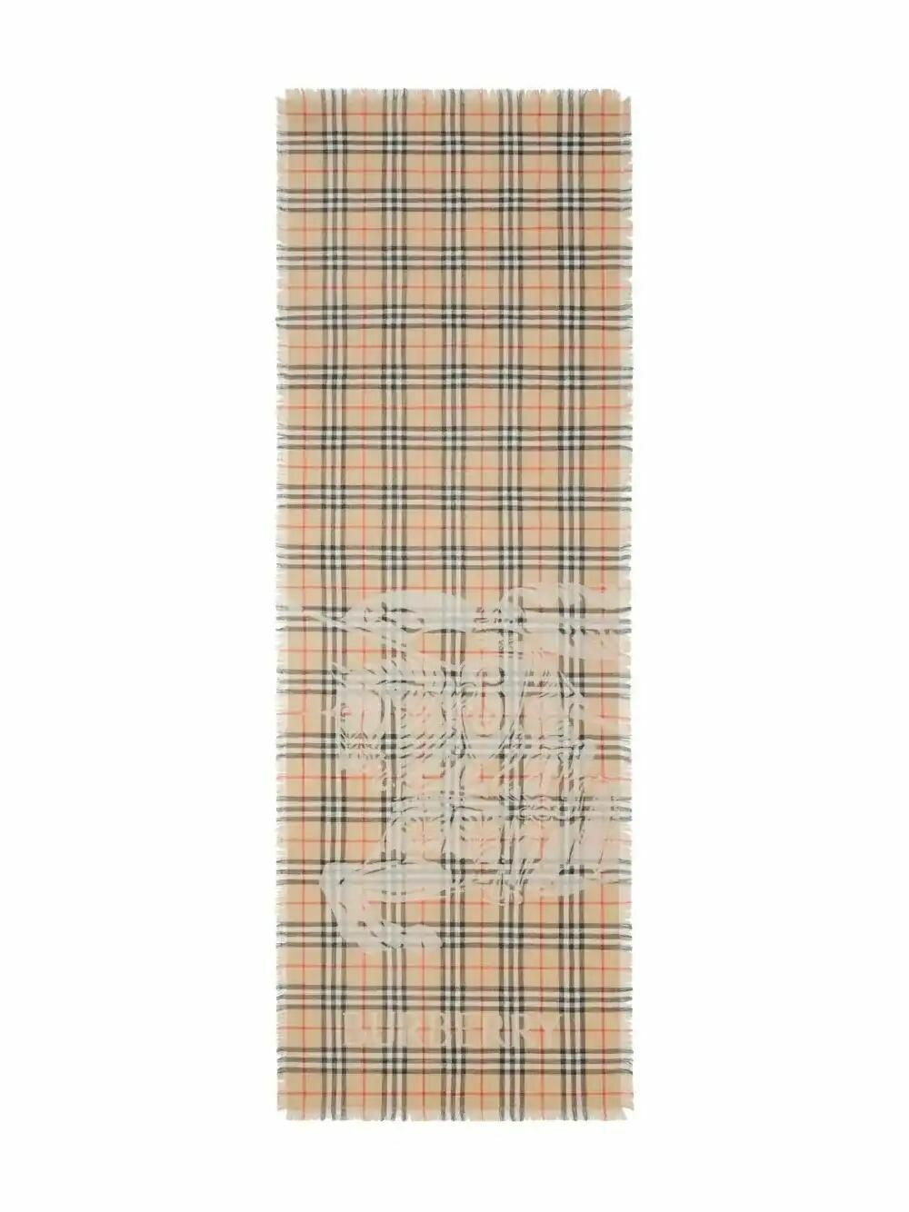 Burberry EKD Checked Scarf