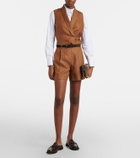 Brunello Cucinelli Monili linen vest