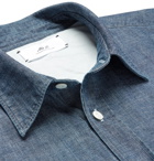 Mr P. - Selvedge Cotton-Chambray Shirt - Men - Blue
