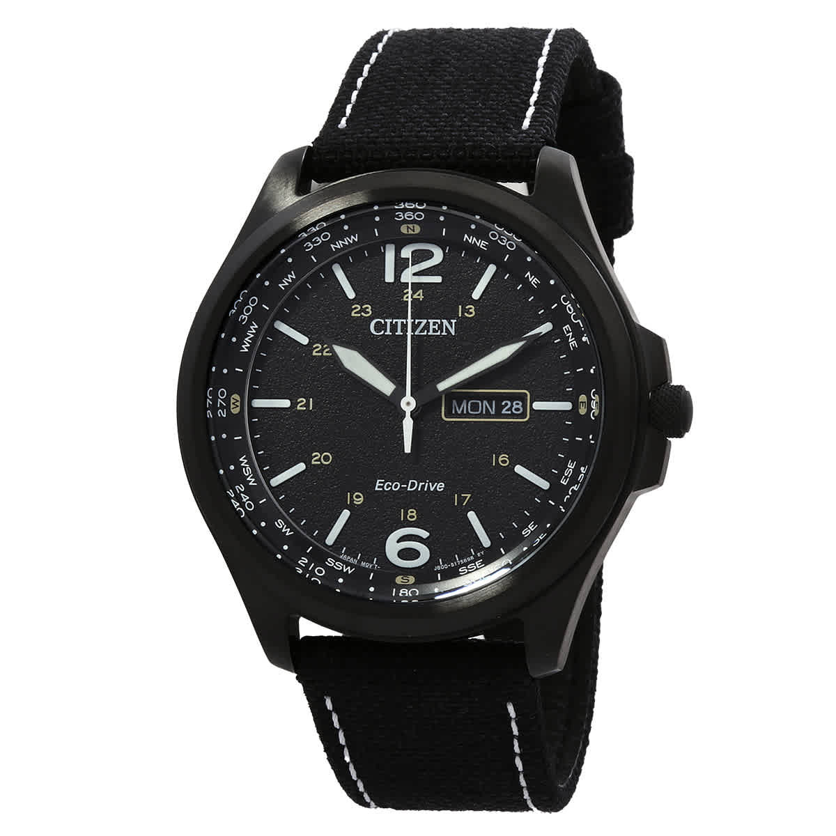 Citizen Classic Eco-Drive Black Dial Mens Watch AW0115-03E Citizen