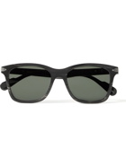 Purdey - The Weekender Square-Frame Horn Sunglasses