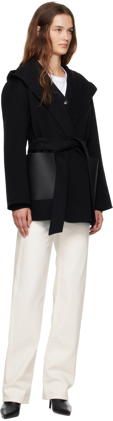 【関税込み】MACKAGE ブラック Azra コート MACKAGE: ブラック Azra コート | SSENSE 日本