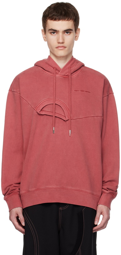 Photo: Feng Chen Wang Red Paneled Hoodie