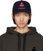 Isabel Marant Navy Tyron Logo Cap