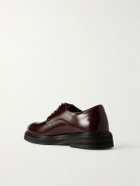 VINNY's - Officer Polished-Leather Derby Shoes - Burgundy