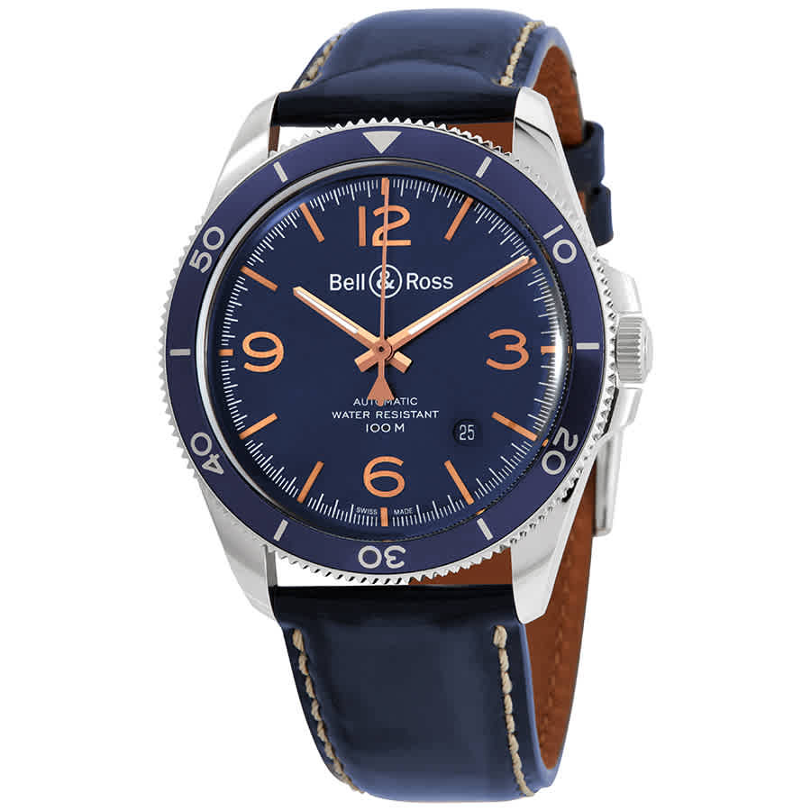 Bell and Ross Vintage Automatic Mens Watch BRV292-BU-G-ST/SCA