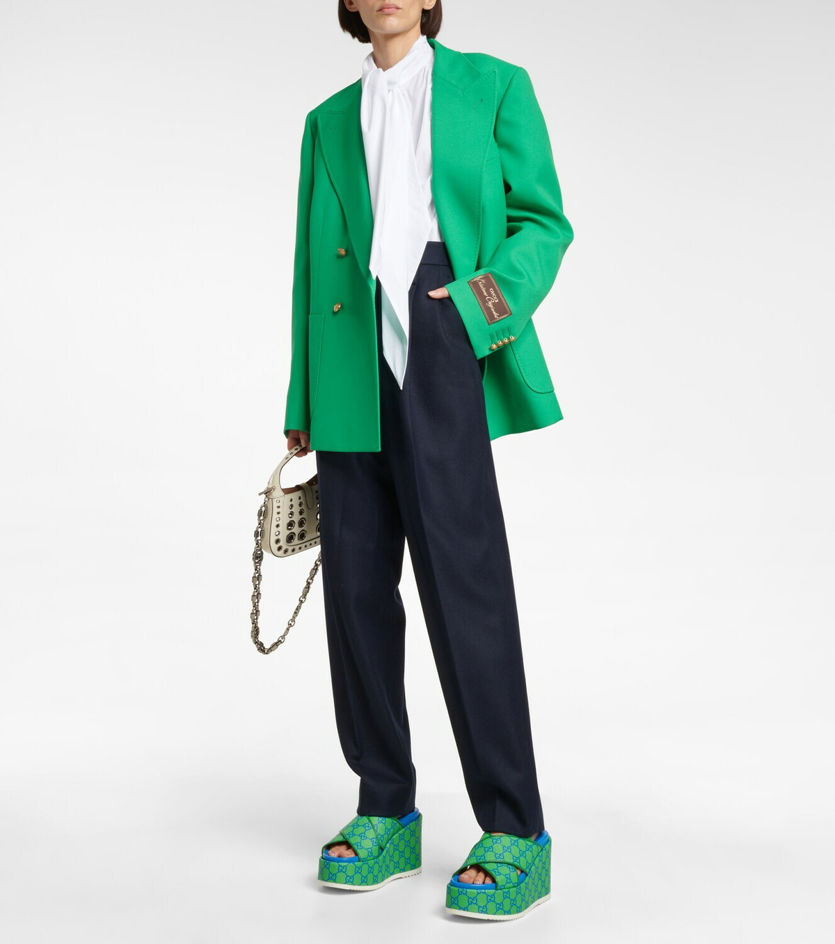 Gucci - GG Supreme platform sandals Gucci