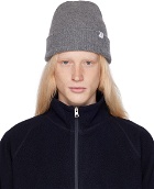 NORSE PROJECTS Gray Merino Lambswool Beanie