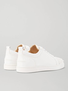 Christian Louboutin - Louis Junior Spikes Cap-Toe Leather Sneakers - White