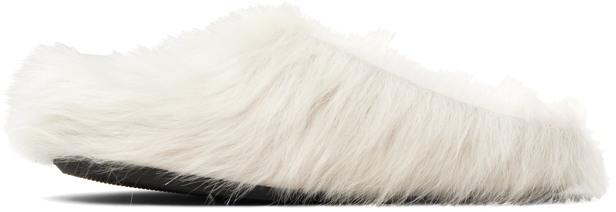 Marni Off-White Fussbett Sabot Loafers