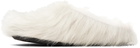Marni Off-White Fussbett Sabot Loafers