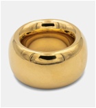 Bottega Veneta 18kt gold-plated sterling silver ring