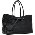 MARGESHERWOOD Black Leather 'Grandma' Used Large Tote