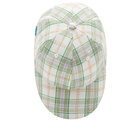 Butter Goods Men's Bucket Plaid 6 Panel Cap in Forest